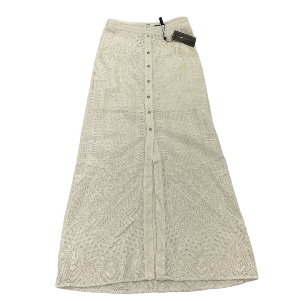 NWT BCBGMaxAzria Harper Lace Maxi Skirt 0 - Picture 10 of 14